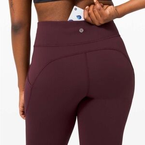 Lululemon Invigorate High-Rise Crop 23" Cassis Size 8